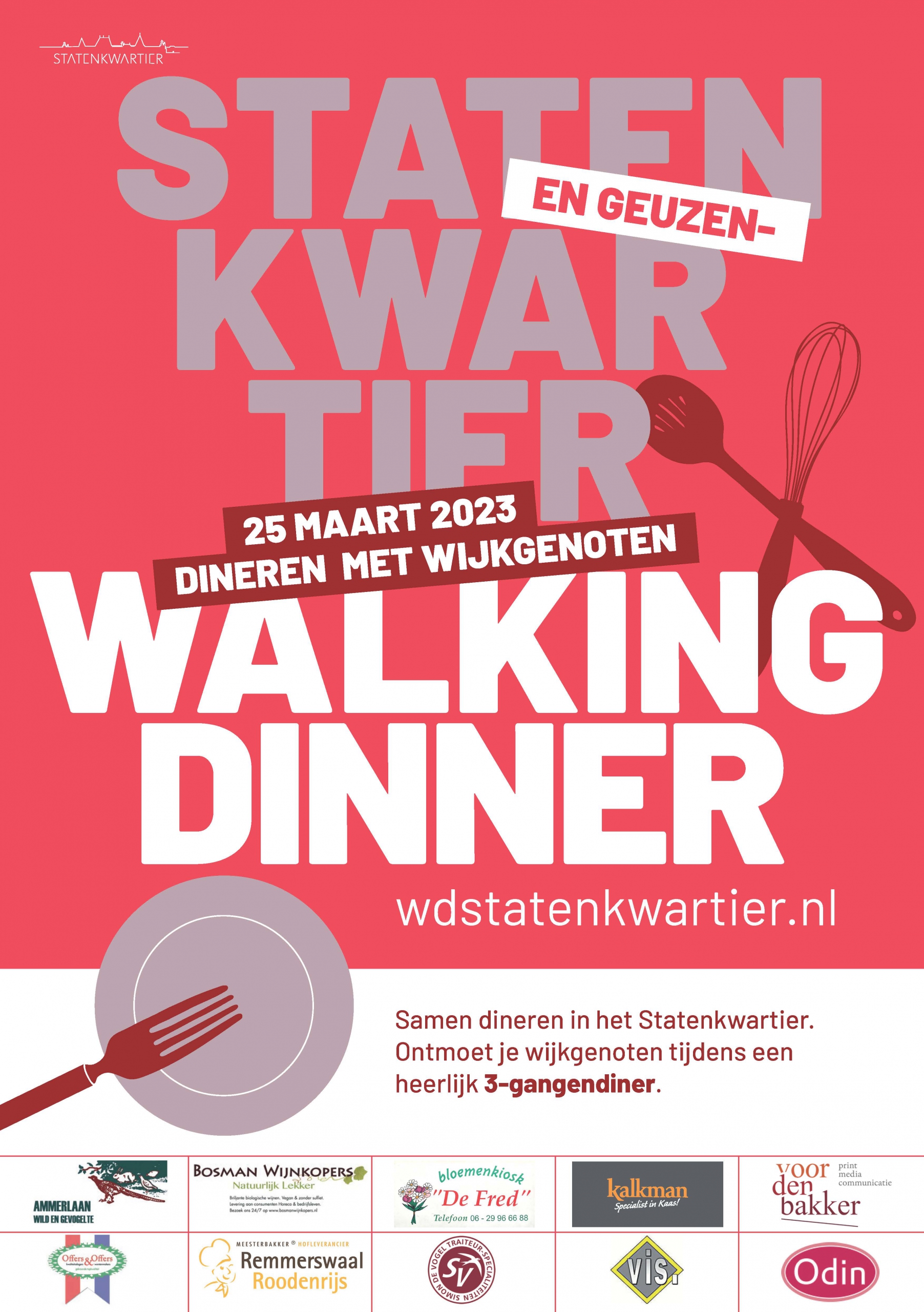 Walking Dinner 2024 Statenkwartier   Poster WSK WD 1 Scaled 